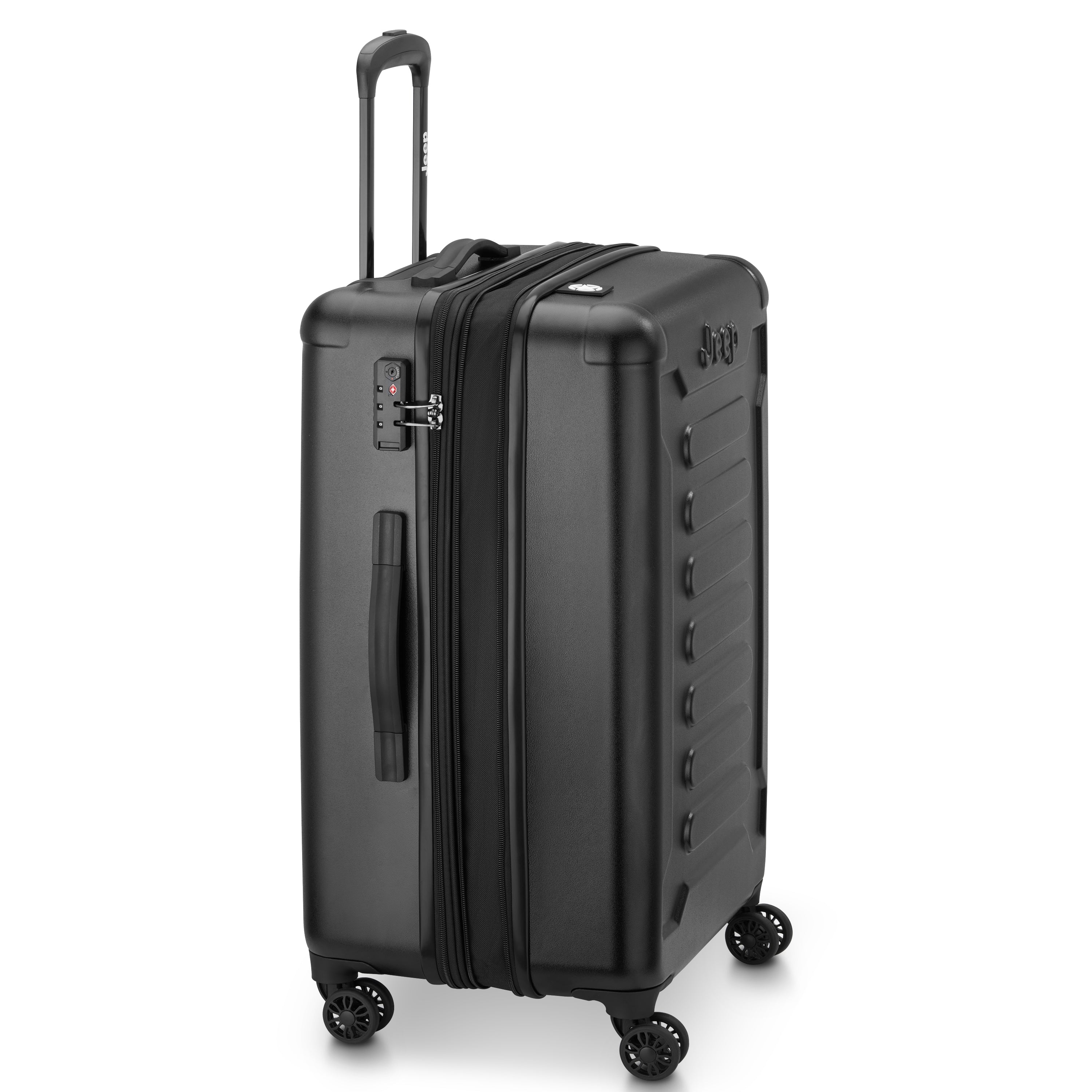 Jeep JH004C Hardcase 4 Double Wheel Expandable Trolley