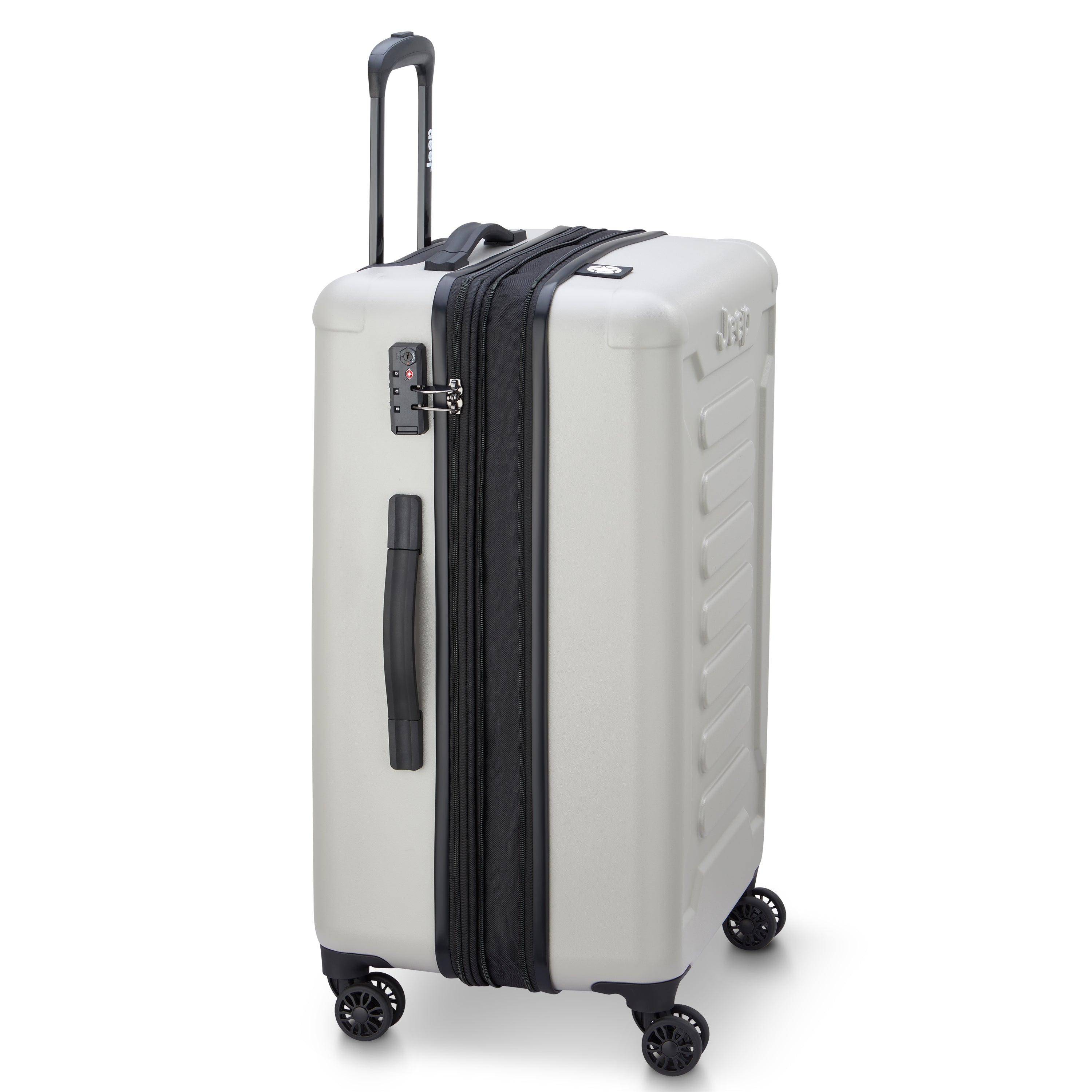 Jeep JH004C Hardcase 4 Double Wheel Expandable Trolley