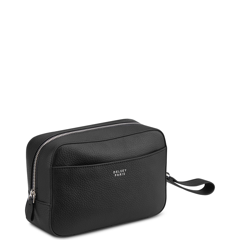 Delsey Paris Lecuir Graine Toiletry Bag