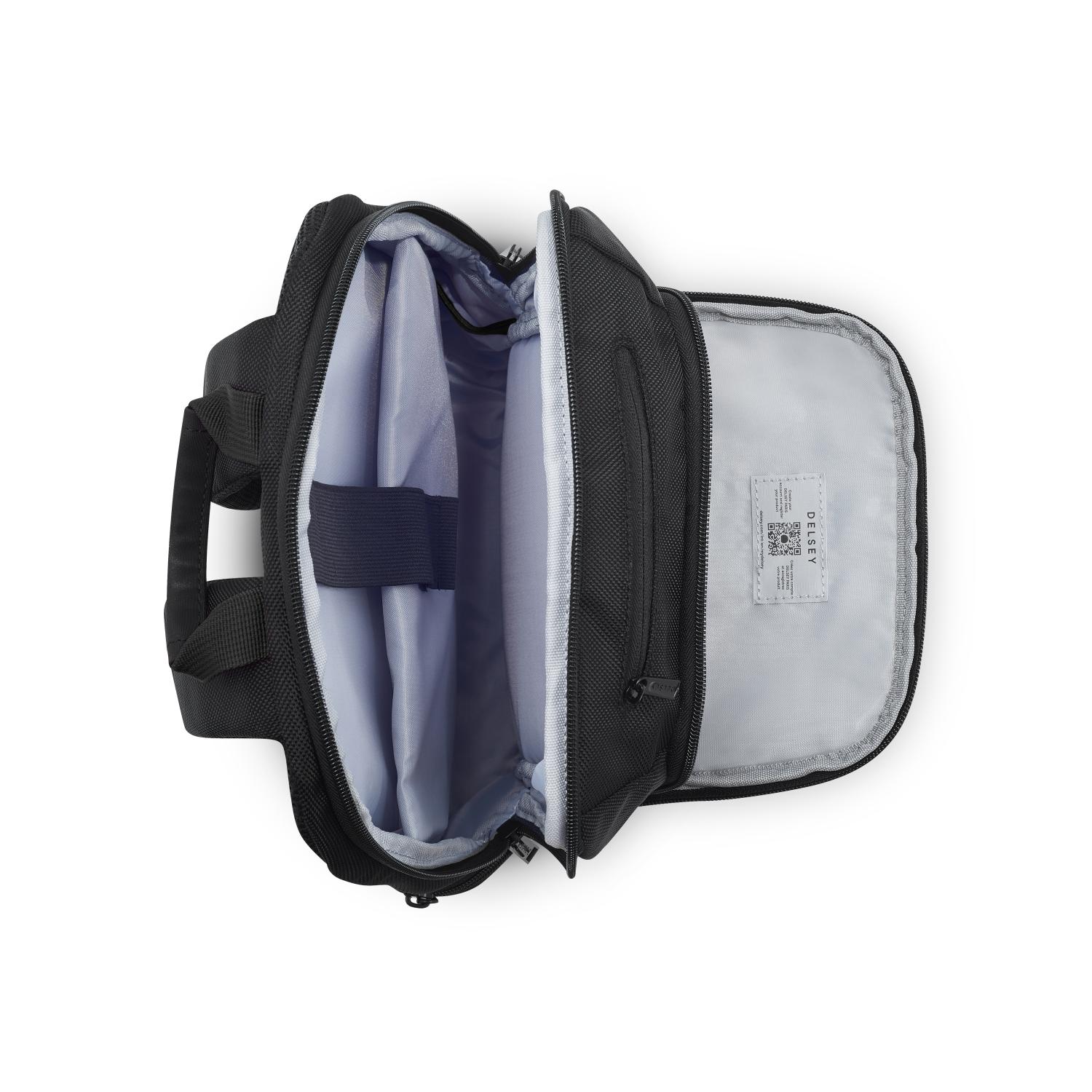 Delsey Parvis+ 2 Compartment Backpack Laptop 13.3 Inch Black - 394460200