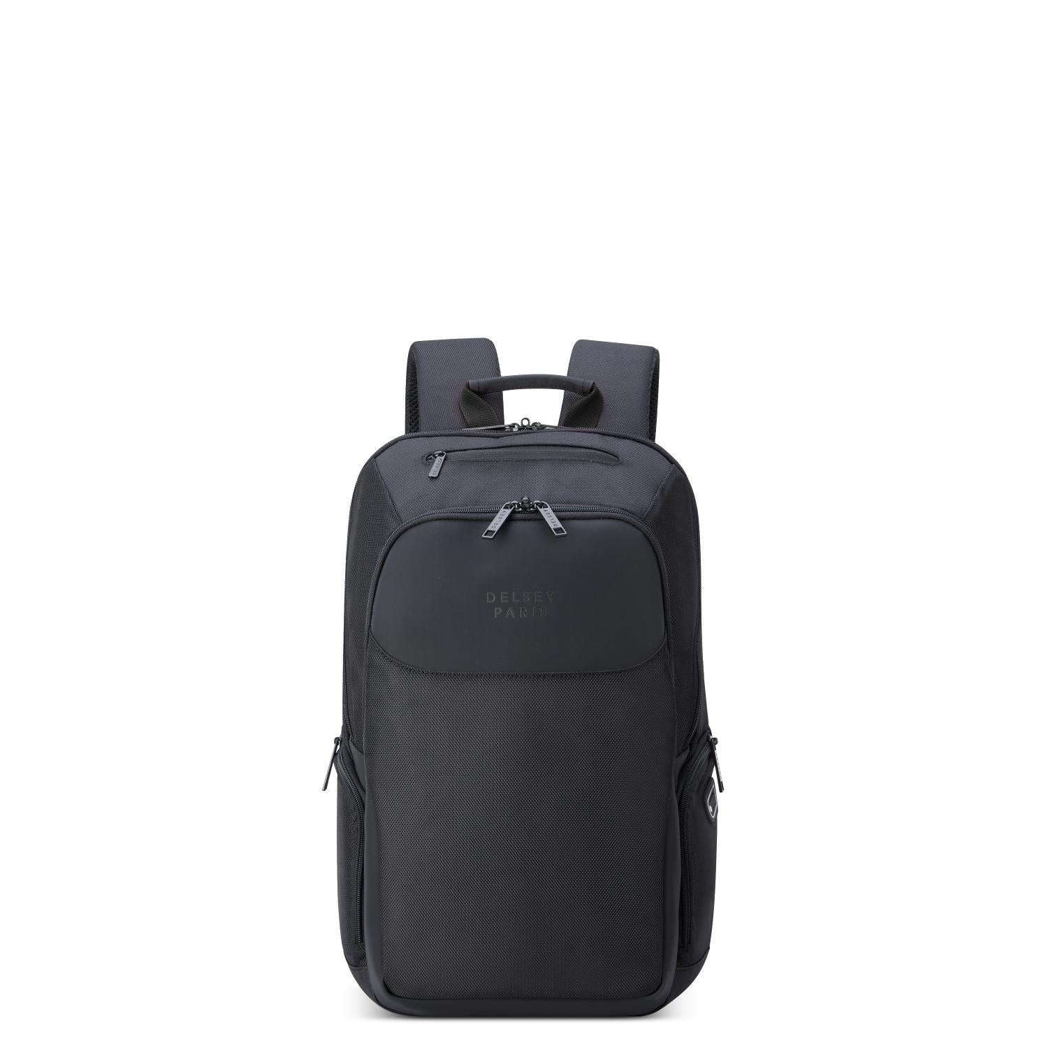 Delsey Paris Parvis+ 2 Compartment Backpack Laptop 15.6 Inch Black - 00394460300