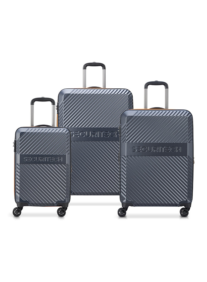 Securitech Patrol 4 Double Wheel Expandable Luggage Trolley