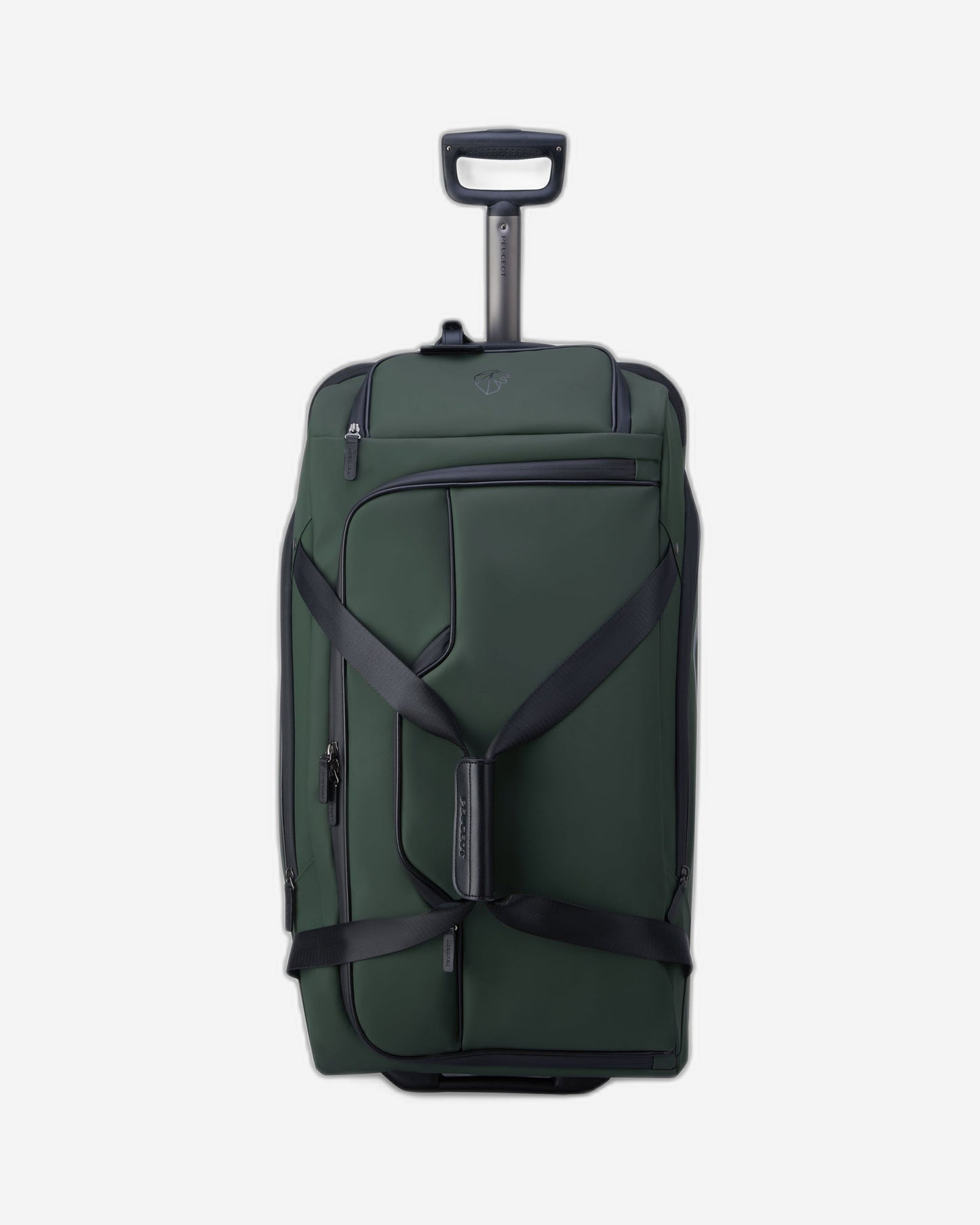 Peugeot Voyages Travel 70cm Softcase 2 Wheel Hybrid Check-In Luggage Duffle Trolley