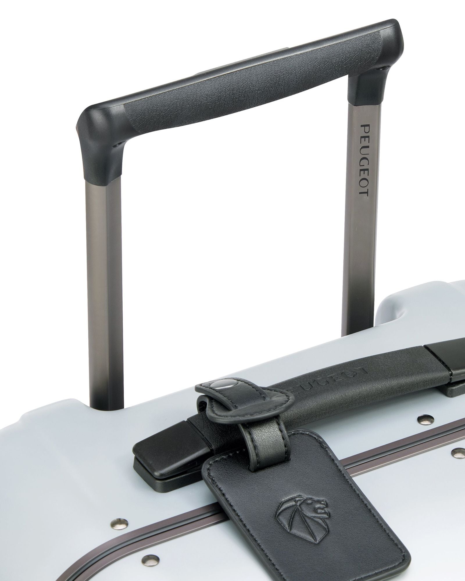 Peugeot Voyages Travel 55cm Hardcase 4 Double Wheel Cabin Luggage Trolley