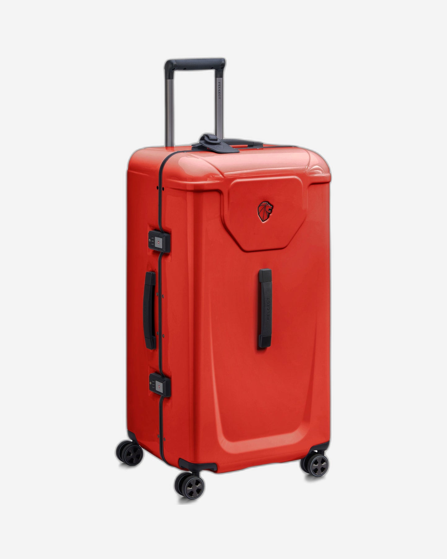 Peugeot Voyages Travel 80cm Hardcase 4 Double Wheel Check-in Luggage Trunk Trolley