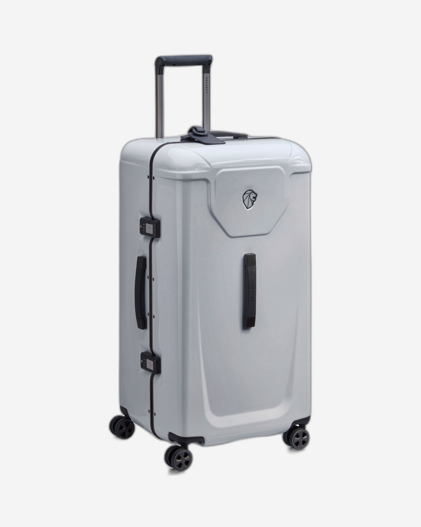 Peugeot Voyages Travel 80cm Hardcase 4 Double Wheel Check-in Luggage Trunk Trolley