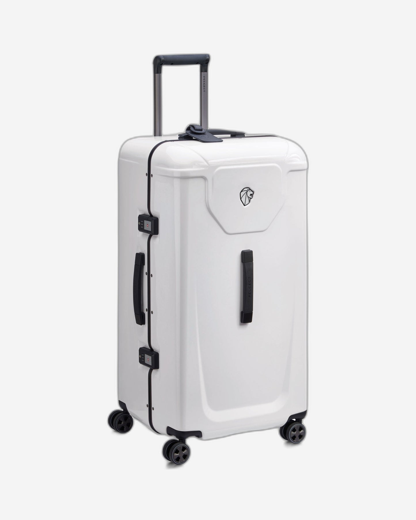 Peugeot Voyages Travel 80cm Hardcase 4 Double Wheel Check-in Luggage Trunk Trolley