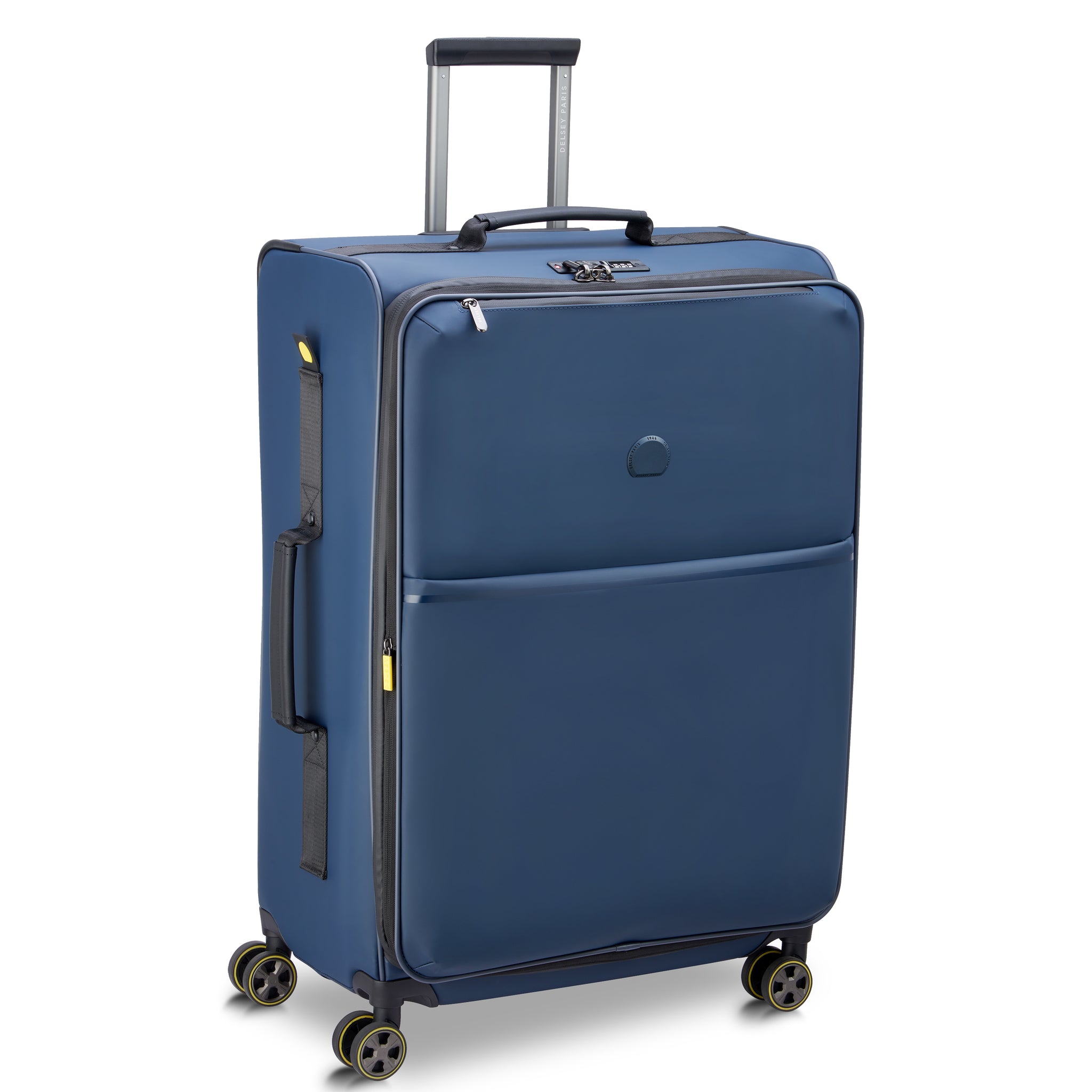 Delsey Paris Turenne 2.0 Softcase Expandable 4 Double Wheel Luggage Trolley
