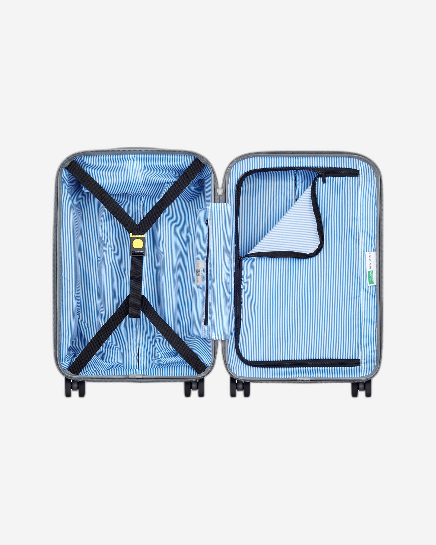 UCB Hardside 4 Double Wheel Non-Expandable Luggage Trolley