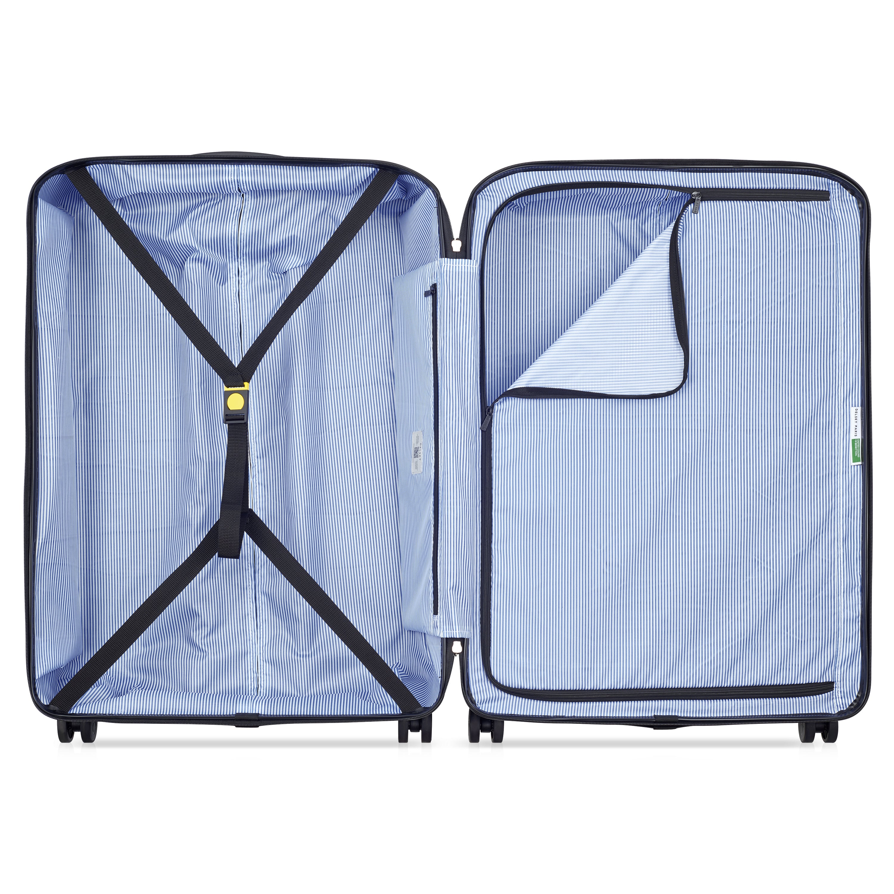 UCB Hardside 4 Double Wheel Non-Expandable Luggage Trolley