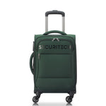 Delsey Paris Securitech Vanguard Softcase 4 Double Wheel Expandable Trolley Luggage