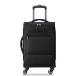 Delsey Paris Securitech Vanguard Softcase 4 Double Wheel Expandable Trolley Luggage