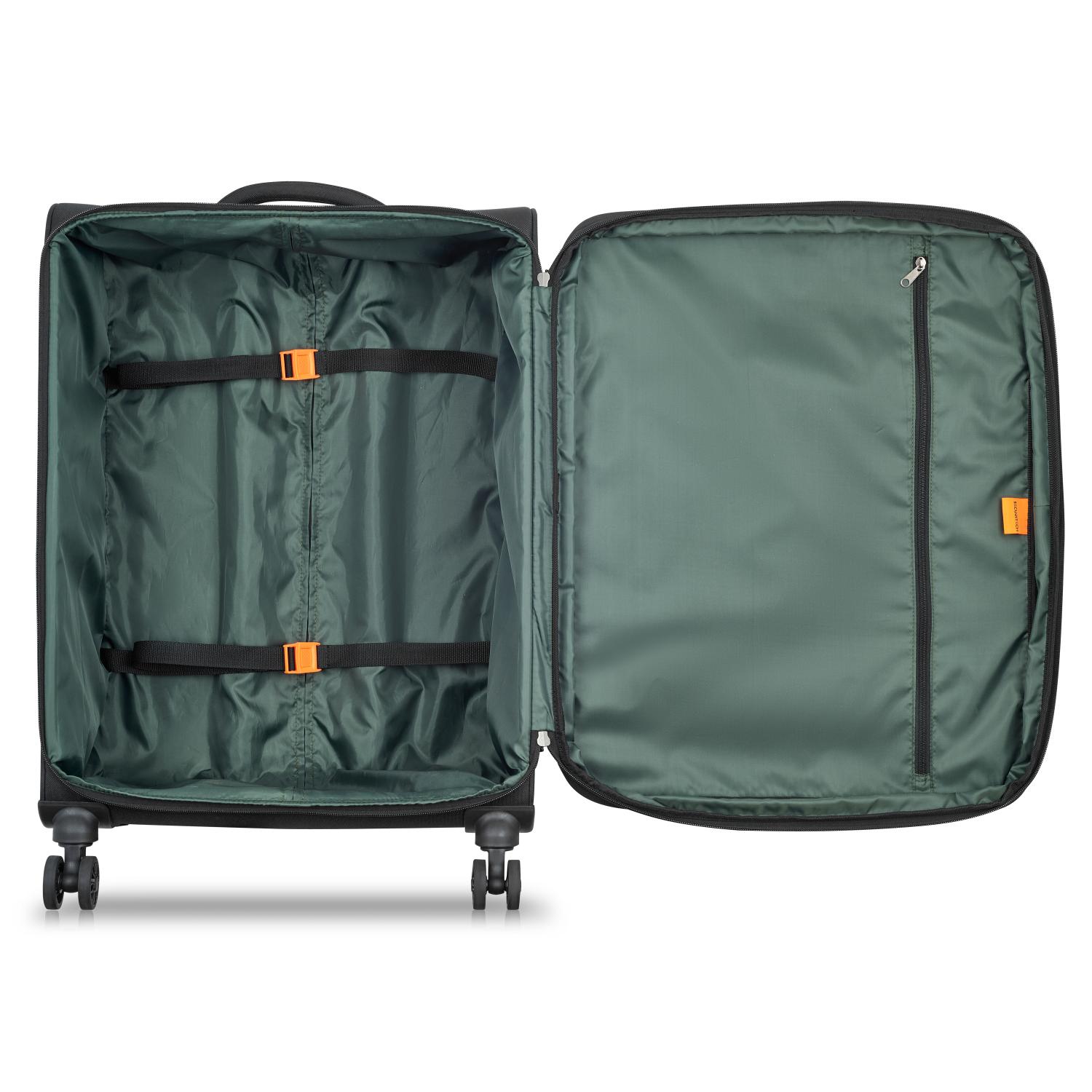 Delsey Paris Vanguard 3Piece Set Expandable Luggage Trolley  + Free  Agreable Backpack