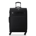 Delsey Paris Securitech Vanguard Softcase 4 Double Wheel Expandable Trolley Luggage