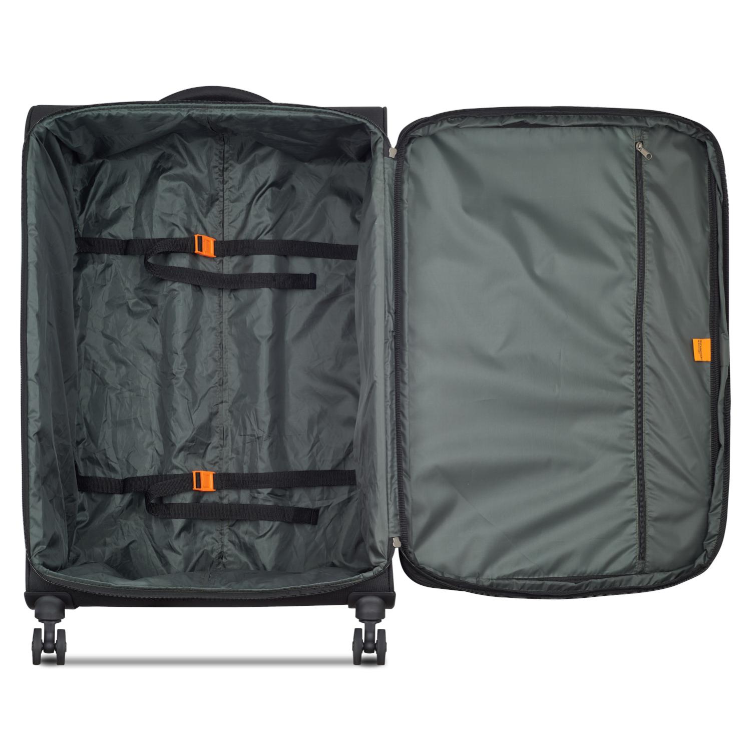 Delsey Paris Vanguard 3Piece Set Expandable Luggage Trolley  + Free  Agreable Backpack