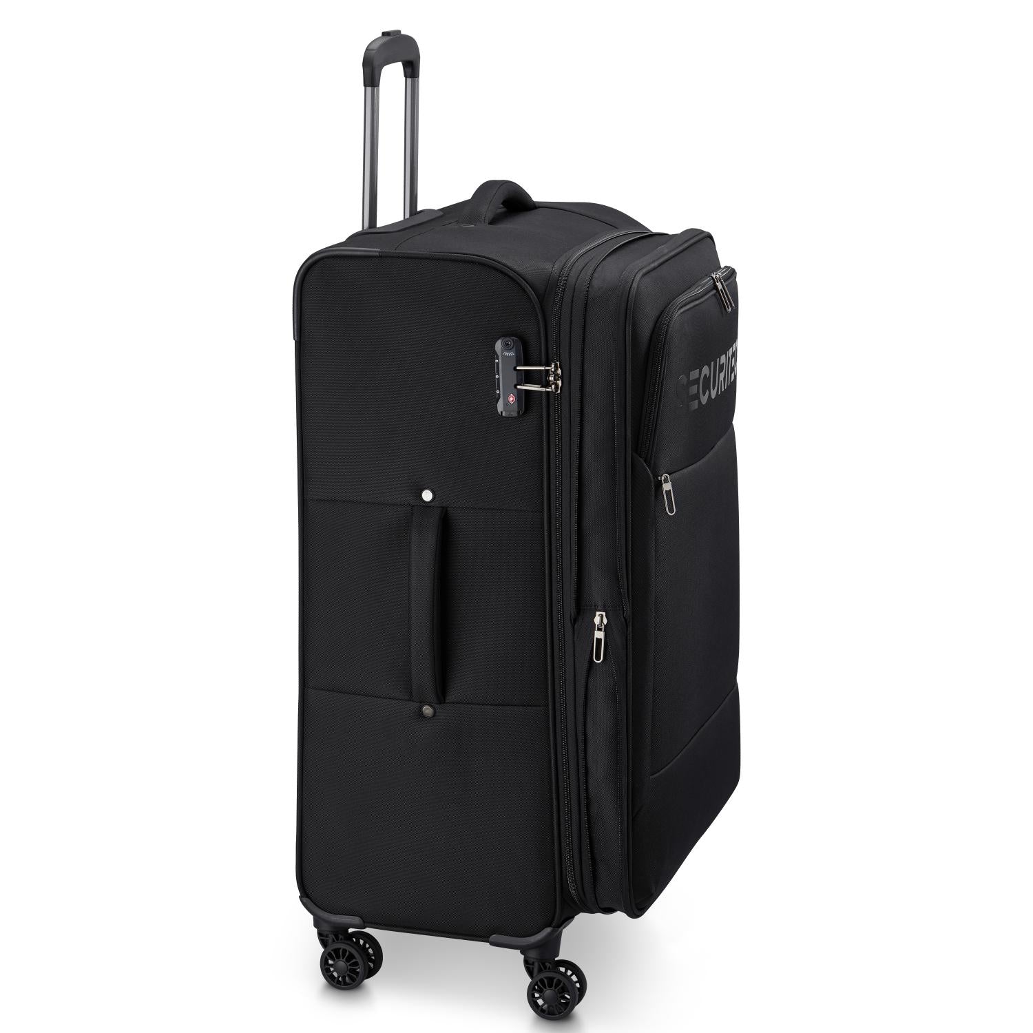 Delsey Paris Securitech Vanguard 3 Piece Set Expandable Luggage Trolley 55+70+82Cm