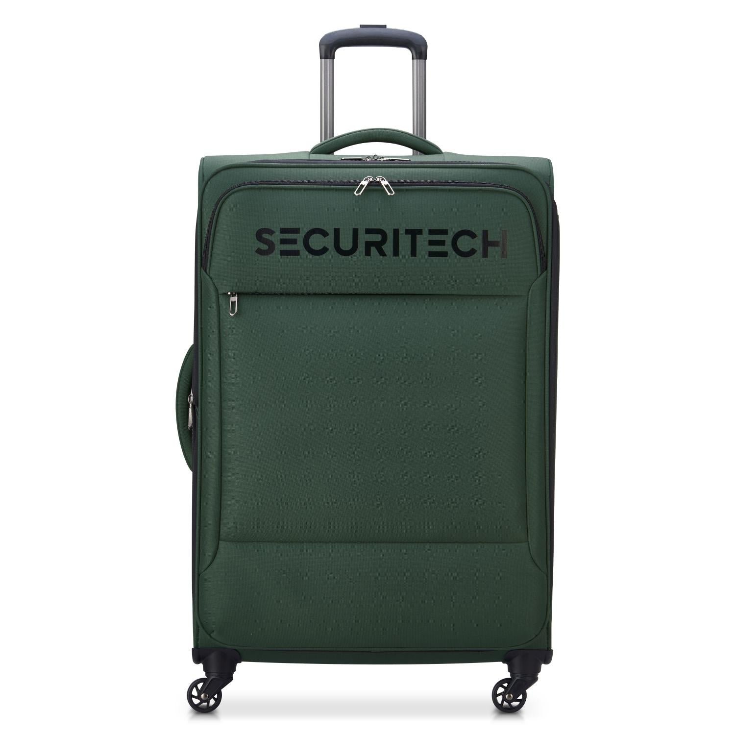 Delsey Paris Securitech Vanguard 3 Piece Set Expandable Luggage Trolley 55+70+82Cm