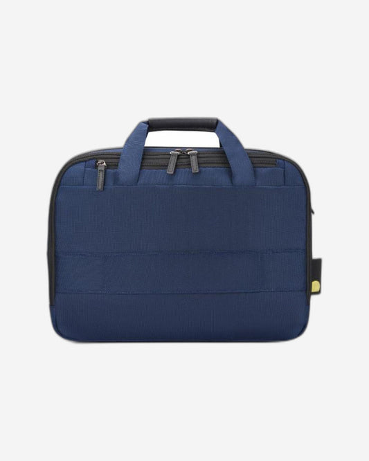 Delsey Paris Wagram 2 Comparment Satchel Briefcase 15.6 Inch Navy Blue - 00119916102