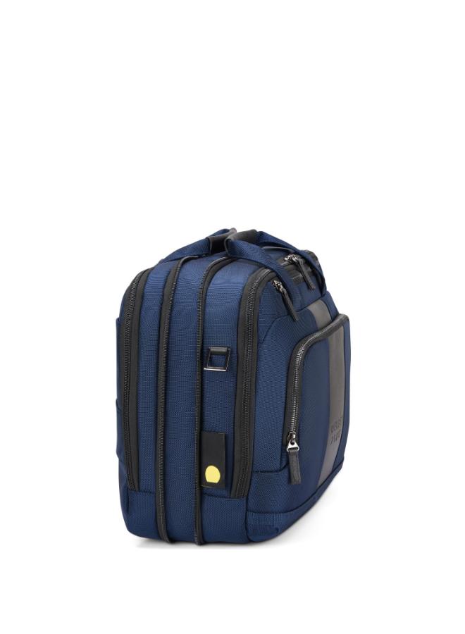 Delsey Paris Wagram 2 Comparment Satchel Briefcase 15.6 Inch Navy Blue - 00119916102
