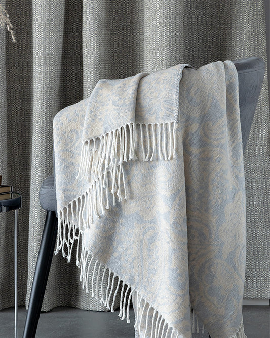 Togas Ethel throw in Ecru Light Grey