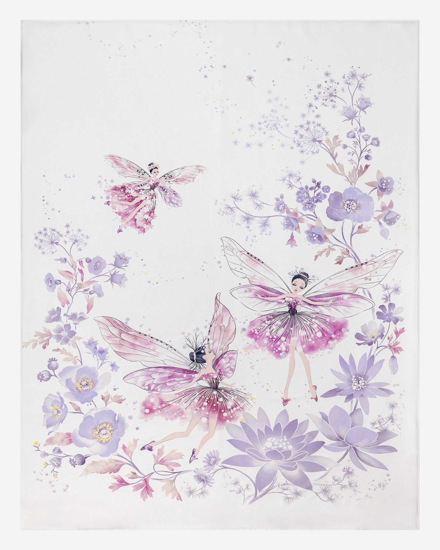 Togas Kids Fallena Bedding Set in White Lilac