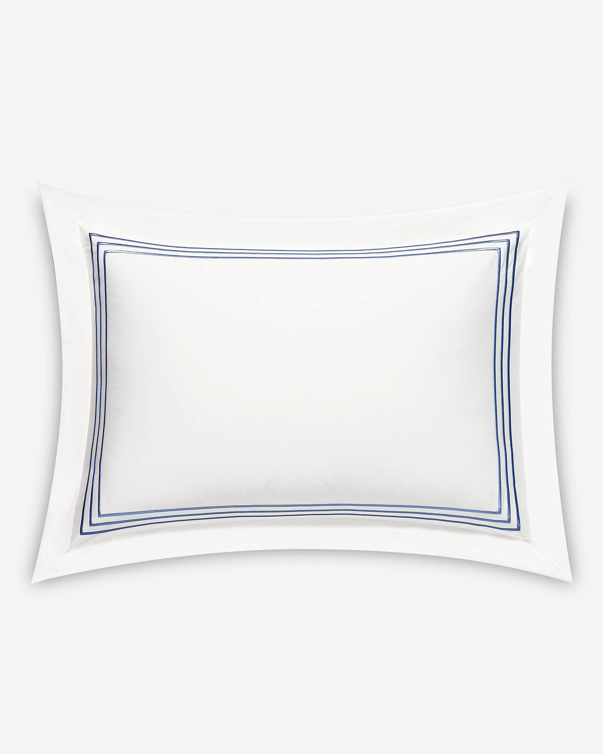 Togas Iris Pillowcase in White Blue