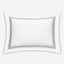 Togas Iris Pillowcase in White Blue