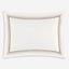 Togas Linari pillowcase in White Brown
