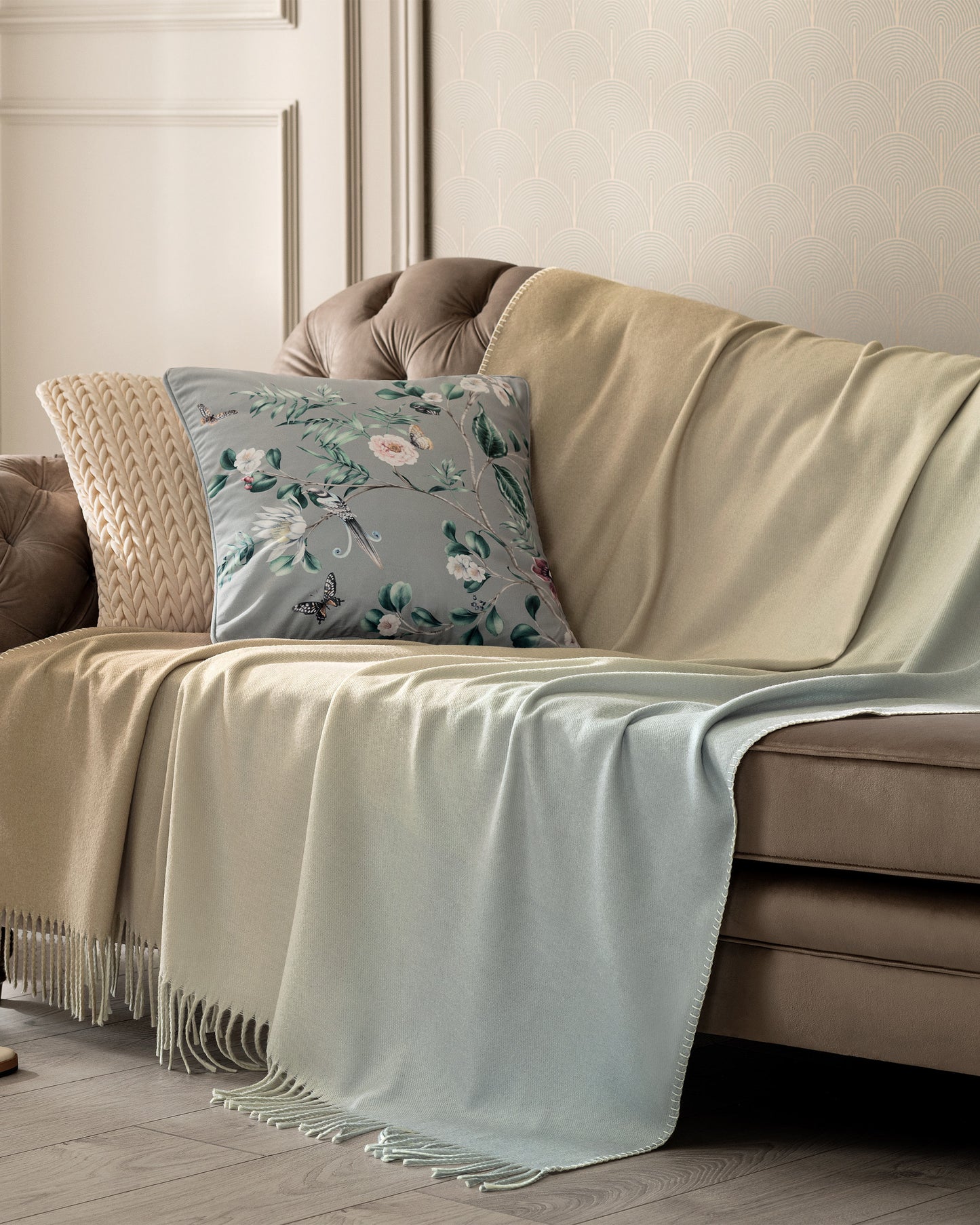 Togas Nanti Throw degrade in Beige