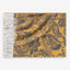 Togas Ethel throw in Orange Dark Grey