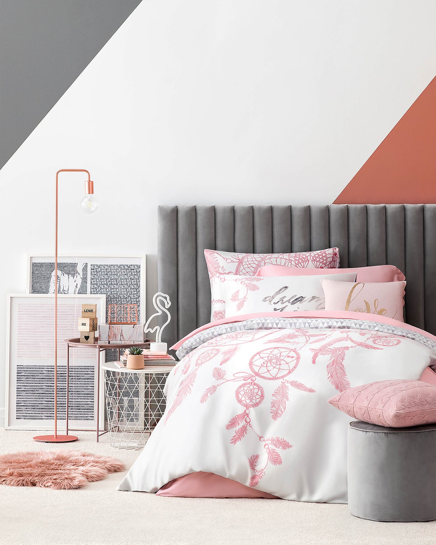 Togas Kids Rene Bedding Set in Pink