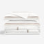 Togas Linari Bedding Set in White Brown