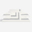 Togas Linari bed set in White Grey