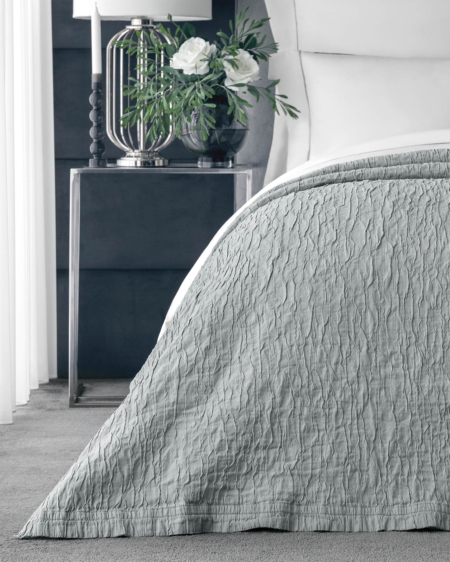Togas Simon Bedcover in Grey