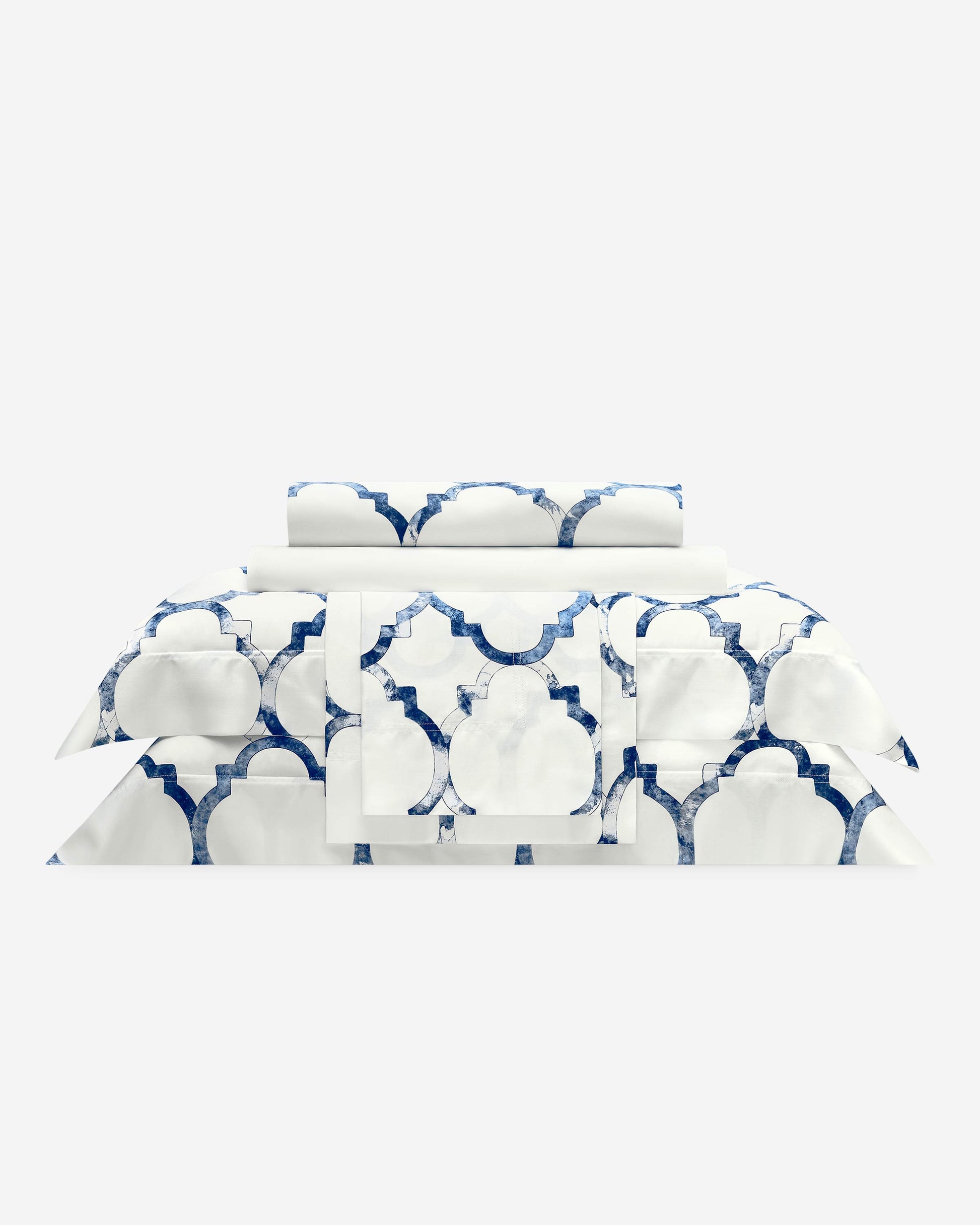 Togas Arlanch Bedding Set in White Blue