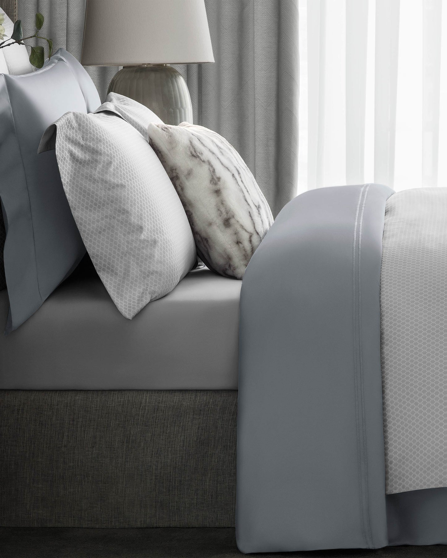 Togas Blake Bedding Set in Light Grey