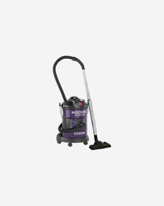 Hoover Power Pro Drum Vacuum Cleaner 22 Litre XL Large Capacity, 2300W with Blower Function for Home & Office Use, Purple, 3 Year Motor Warranty - HT85-T3-ME
