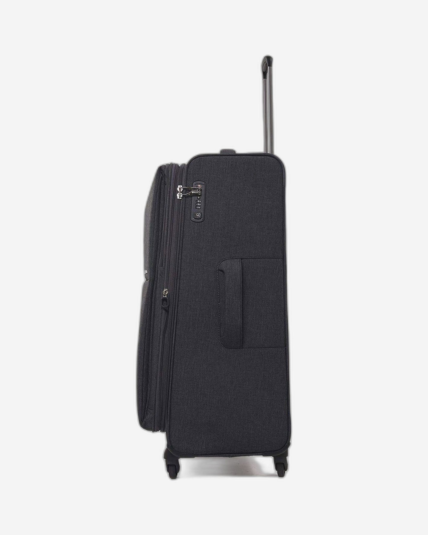 Echolac Gemini 20" 4 Double Wheel Cabin Luggage Trolley Dark Grey - CT807 Dark Grey 20