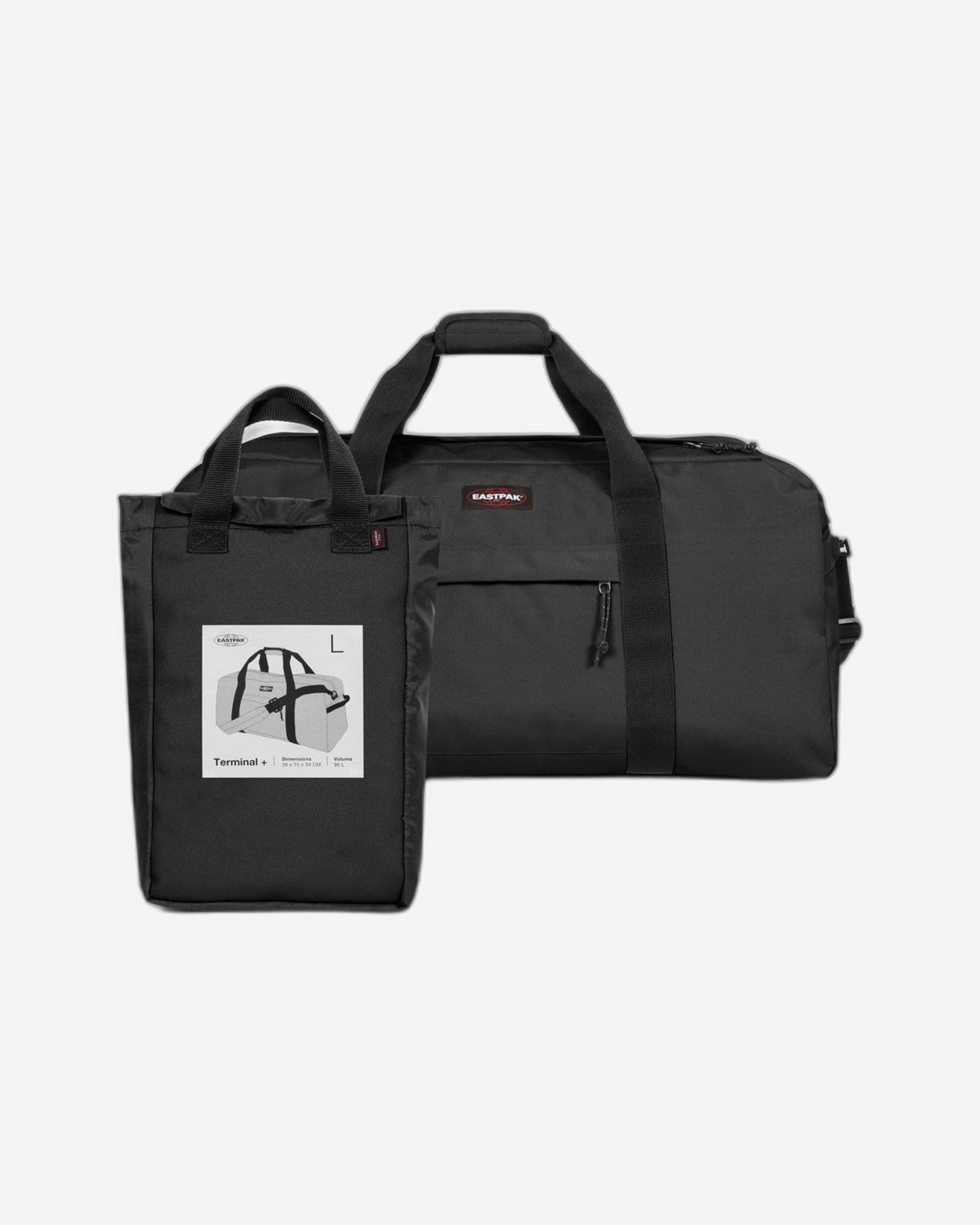 Eastpak Terminal + Black Large Duffle Bag