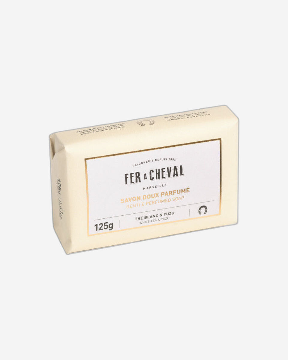 Fer A Cheval "Savon Doux Parfumé" Gentle Perfumed Soap – White Tea & Yuzu