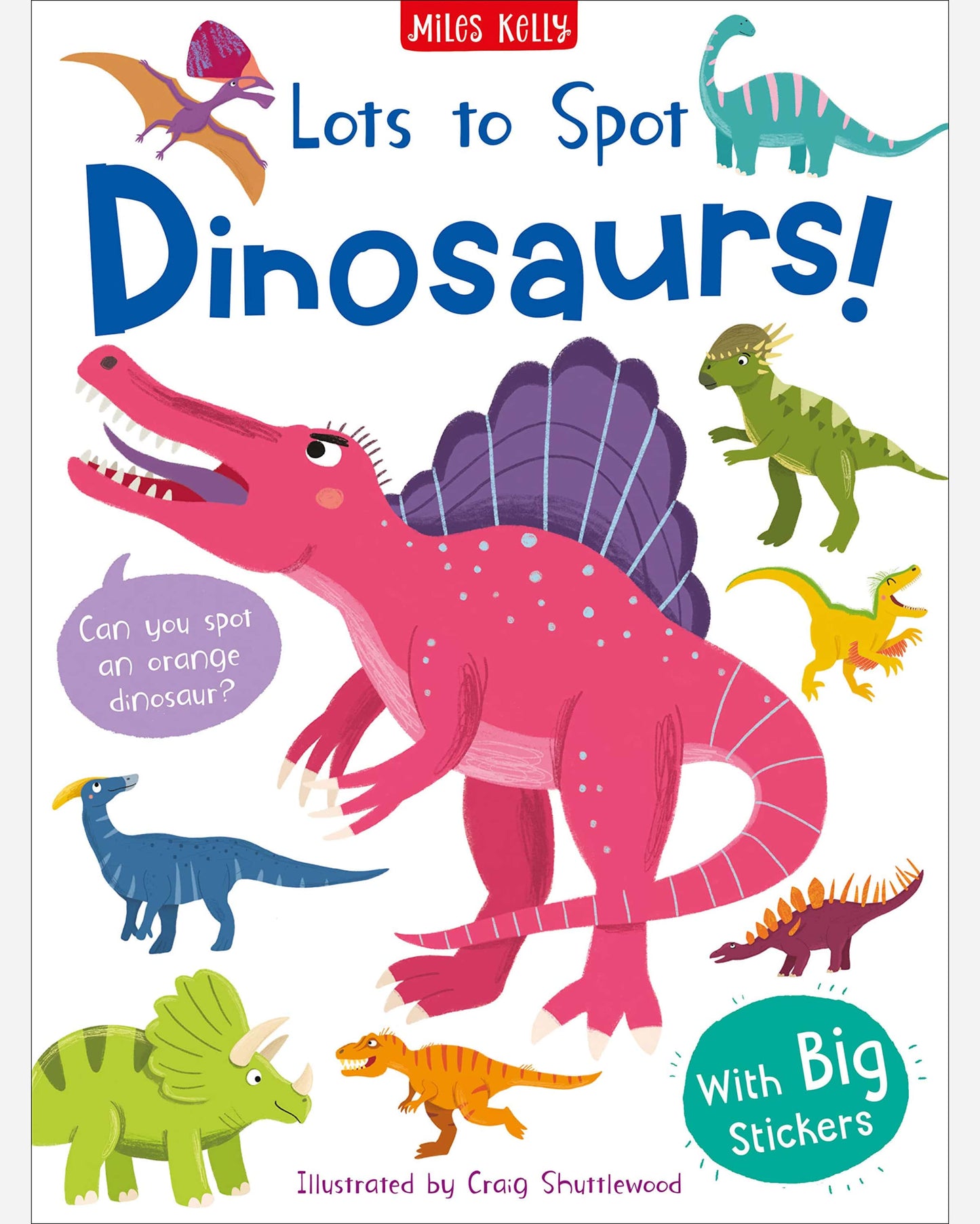 Lots To Spot Sticker Book Dinosaurs -  Fran Bromageâ 