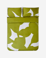 Jasper Conran "Floral Leaf Print" Duvet Cover Set in Spinach