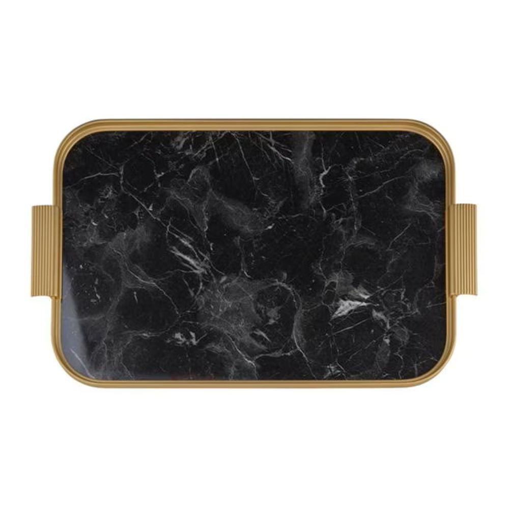 KAYMET S20 TRAY BLACK MARBLE/GOLD