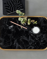 Kaymet S20 Tray Black Marble/Gold
