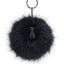 Kipling True Black Furry Pompom Monkey C201658-J99