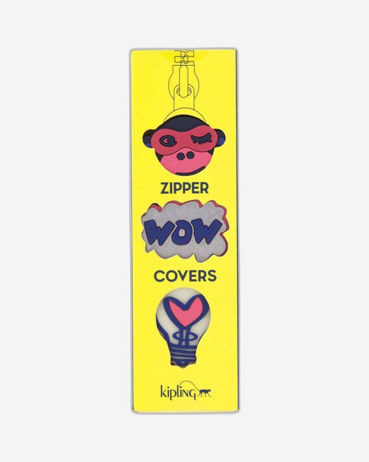 Kipling BTS Pullers Mix Blue  Glow Mix 3 Zipper Pullers C200107-23F