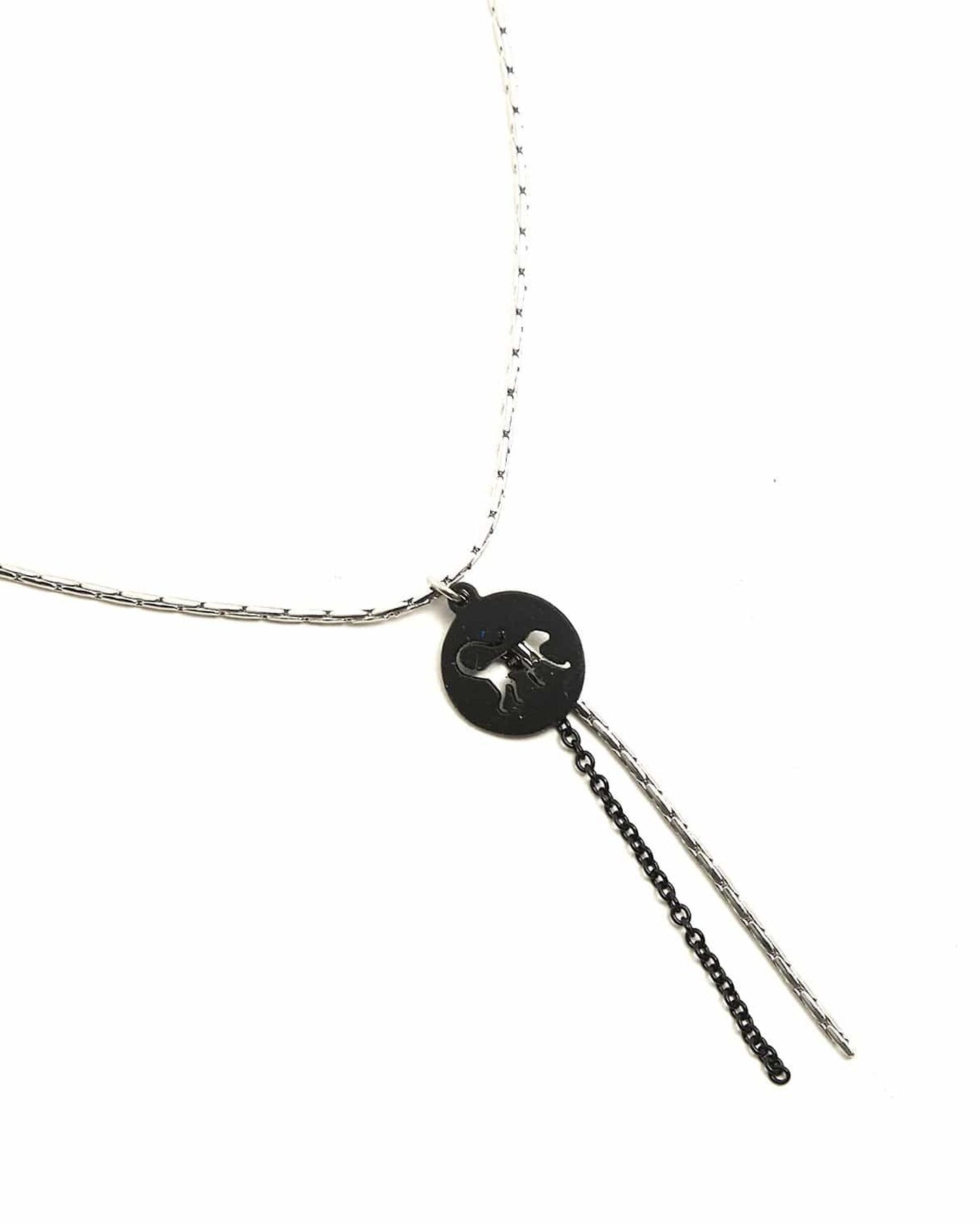 Kipling Black Silv Fa Necklace C200834-99A