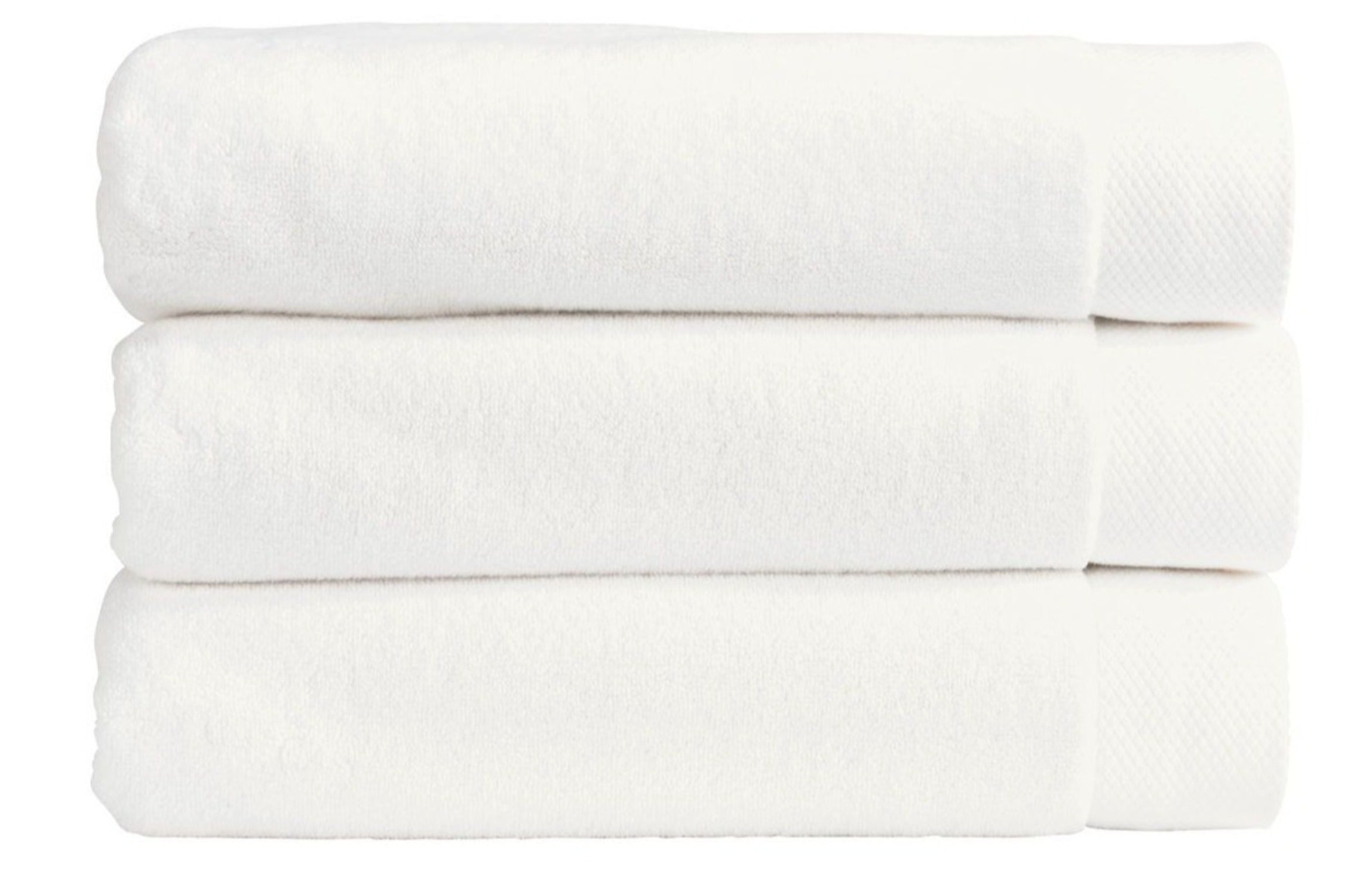 Christy "Luxe" Turkish Cotton Bath Towels in White