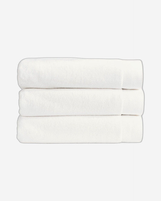 Christy "Luxe" Turkish Cotton Bath Towels in White