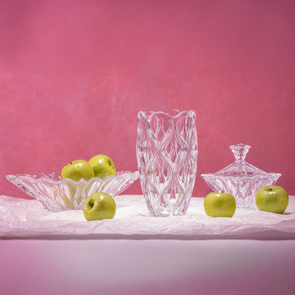 Bohemia Ocean FTD Oval Bowl 370 Non Lead Crystal